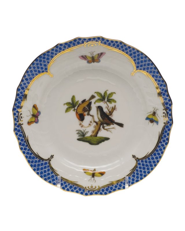 Rothschild Bird Blue Motif 12 Bread & Butter Plate