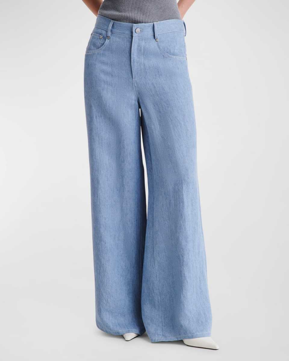 Tiny Dancer Wide-Leg Denim Jeans