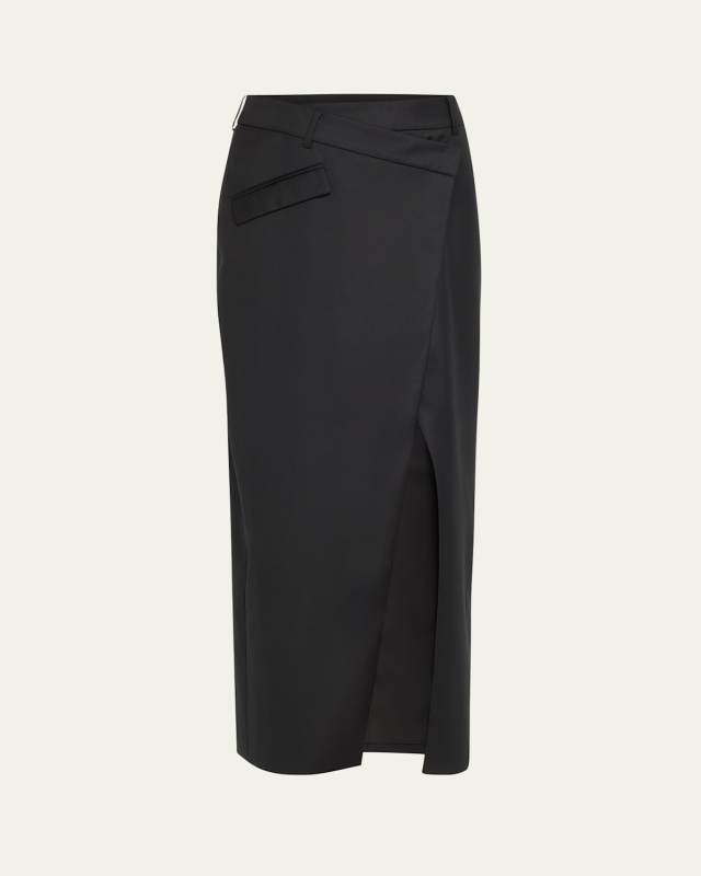 Mia Wrap Pencil Skirt