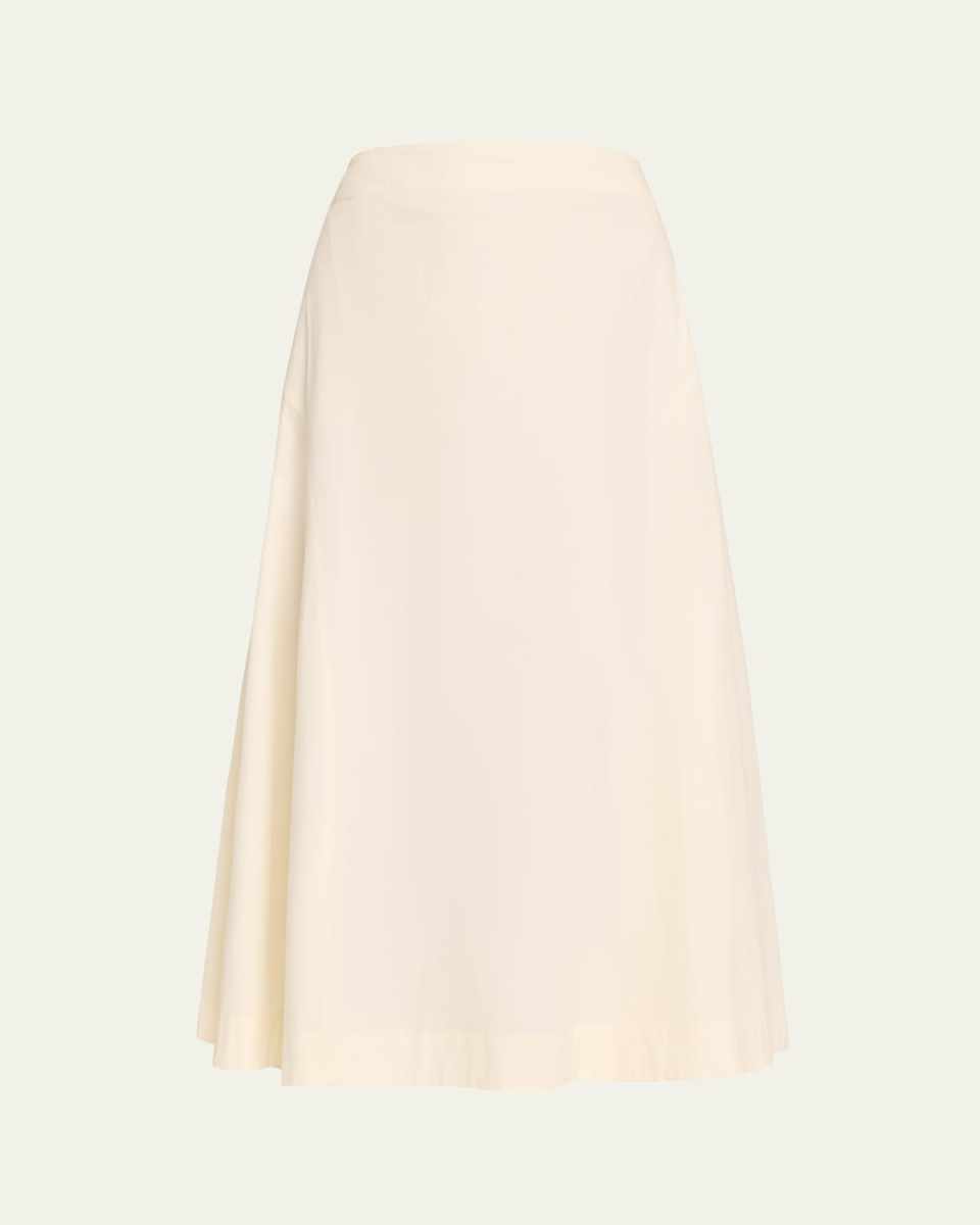 A-Line Midi Skirt