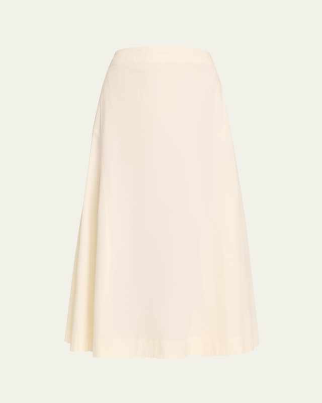 A-Line Midi Skirt