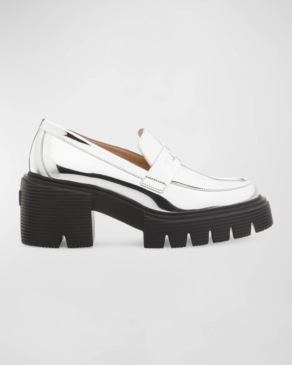 Soho Metallic Casual Penny Loafers