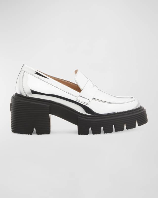 Soho Metallic Casual Penny Loafers