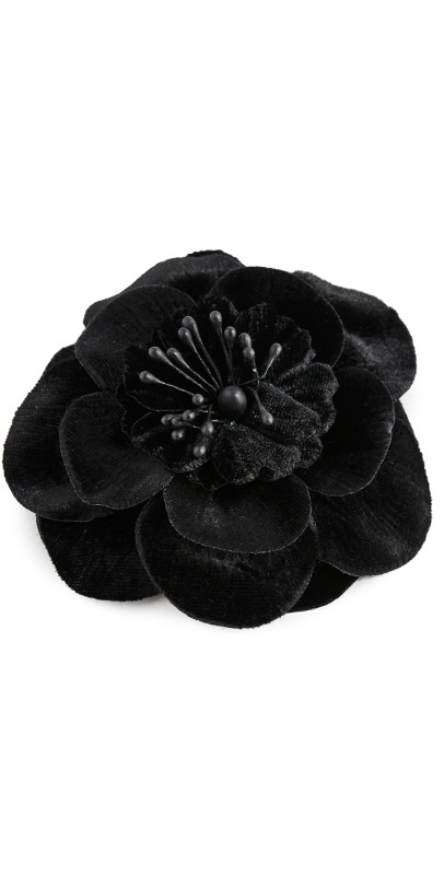 Jennifer Behr Poppy Barrette Black