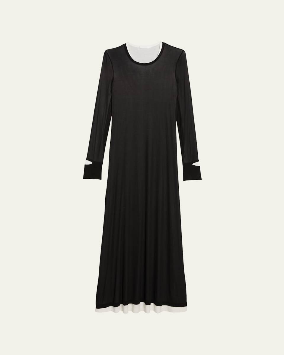 Double-Layer Maxi Dress