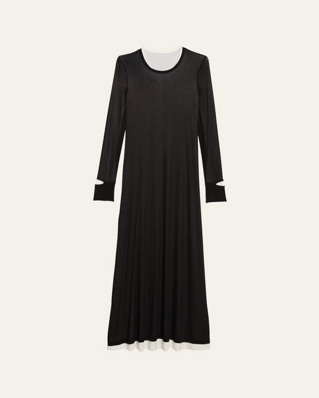 Double-Layer Maxi Dress