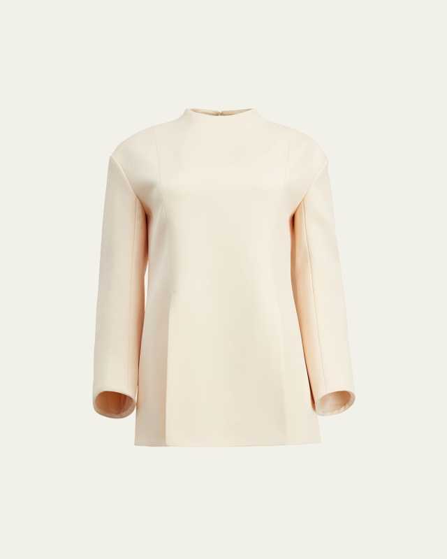 Mahni Satin Crepe Top