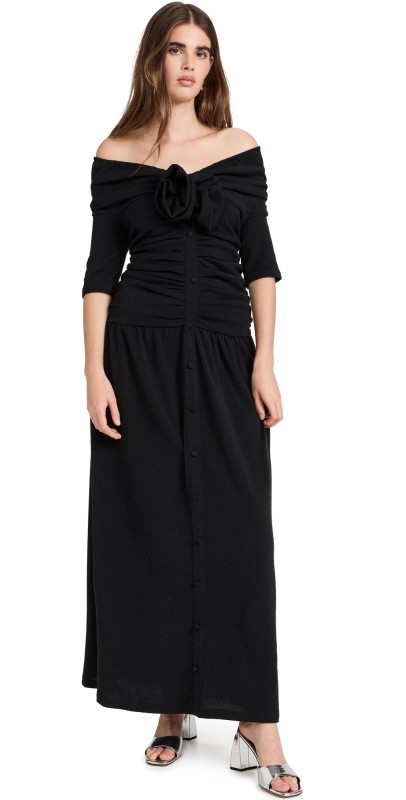 Tach Clothing Adalena Knitted Dress Black