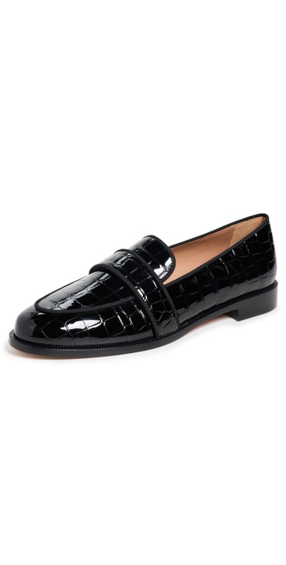 Aquazzura Martin Flats Black