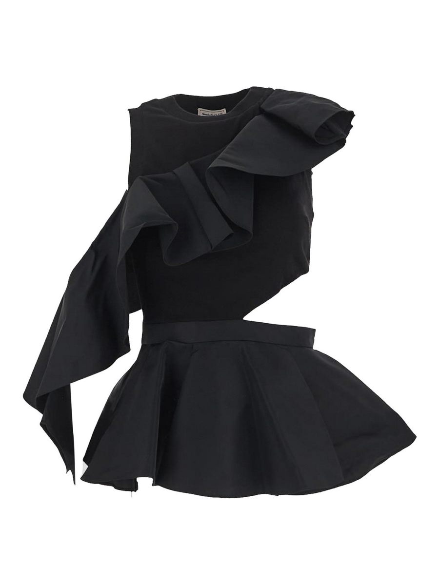 Alexander Mcqueen Jean Évasé - Noir