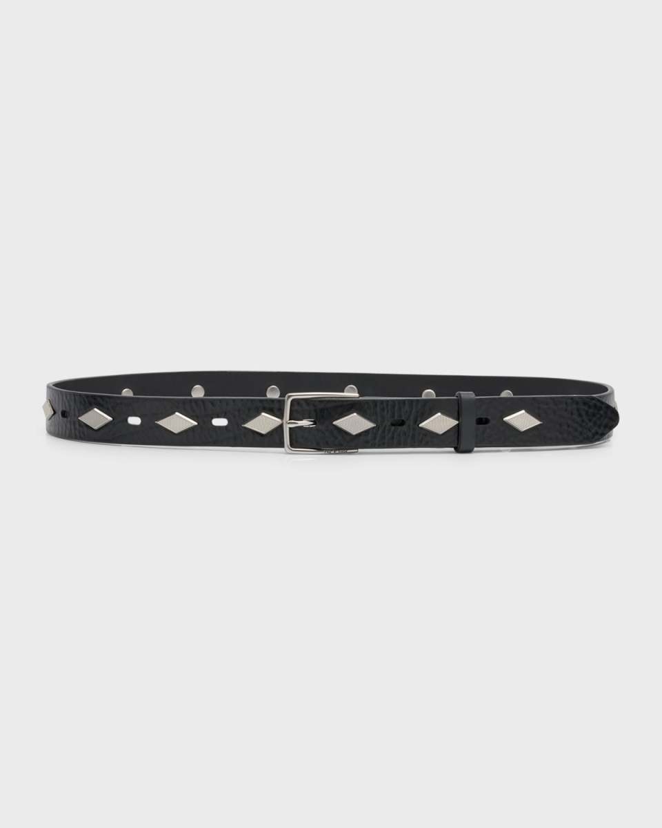 Colin Studded Leather Belt
