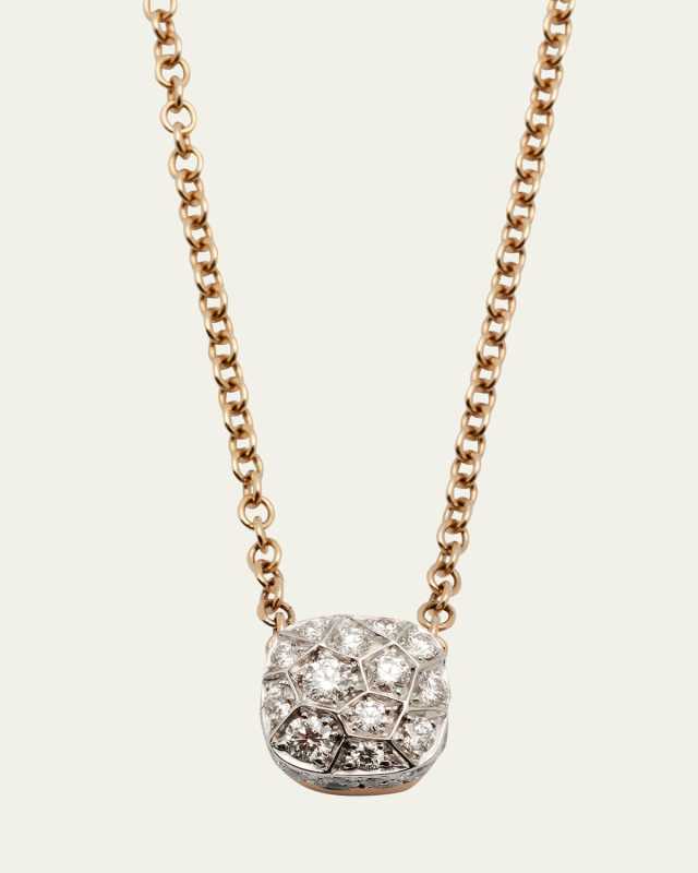 Nudo 18K Gold Diamond Pendant Necklace