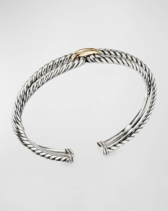 Cable Loop Bracelet with 18k Gold