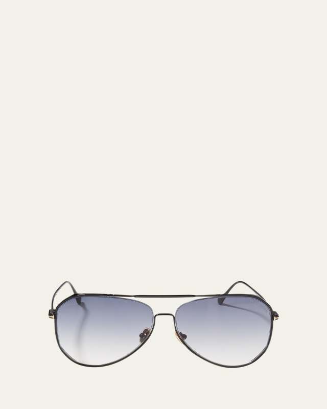 Charles Metal Aviator Sunglasses