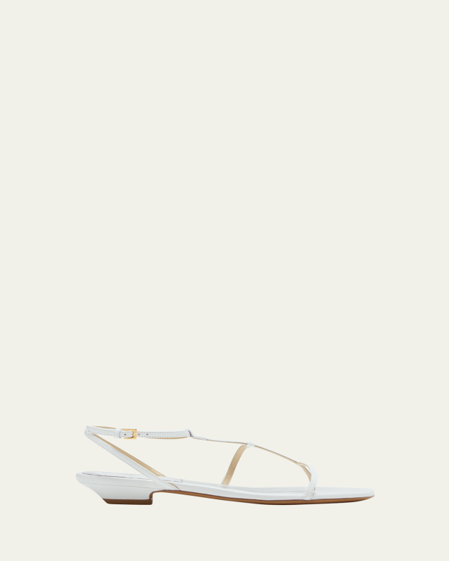 Jones Leather T-Strap Sandals