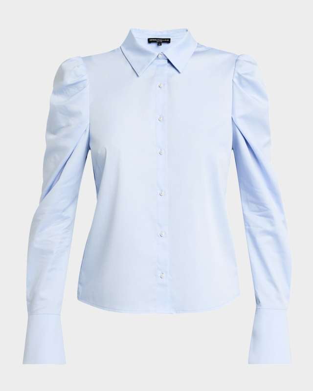 Lyra Puff-Sleeve Shirt