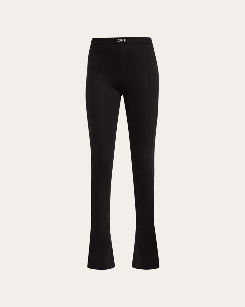 Off Stamp Sleek Split Cuff Flare Leggings