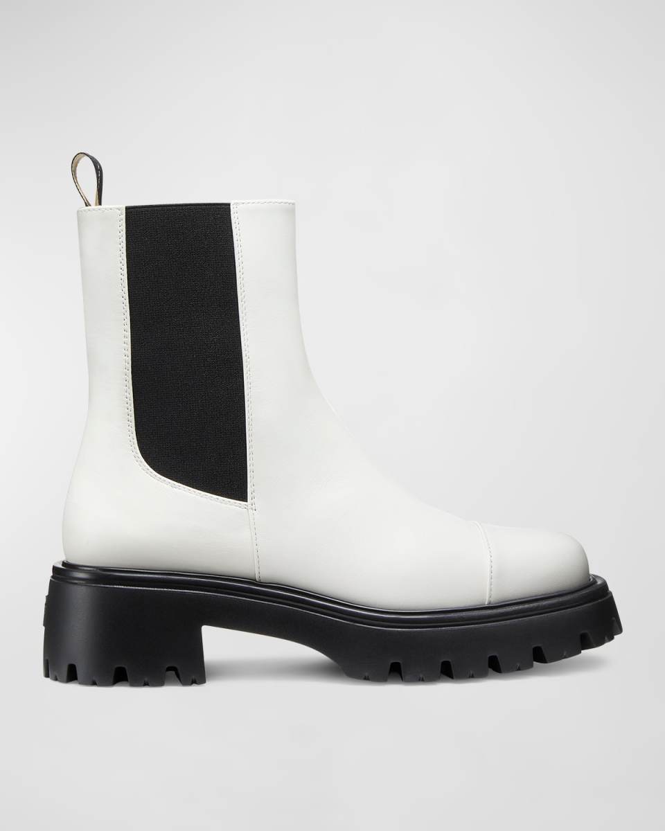 Emerson Cap-Toe Leather Chelsea Boots