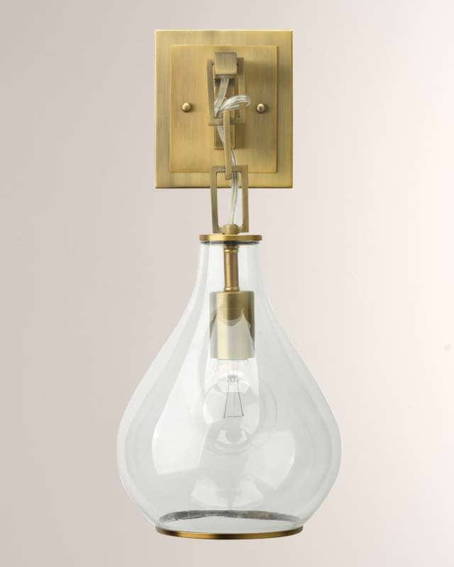 Tear Drop Hanging Wall Sconce