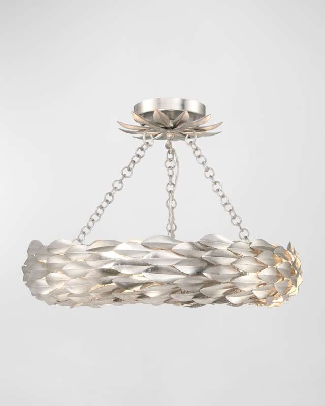 Broche 18" Round 6-Light Semi-Flush Mount