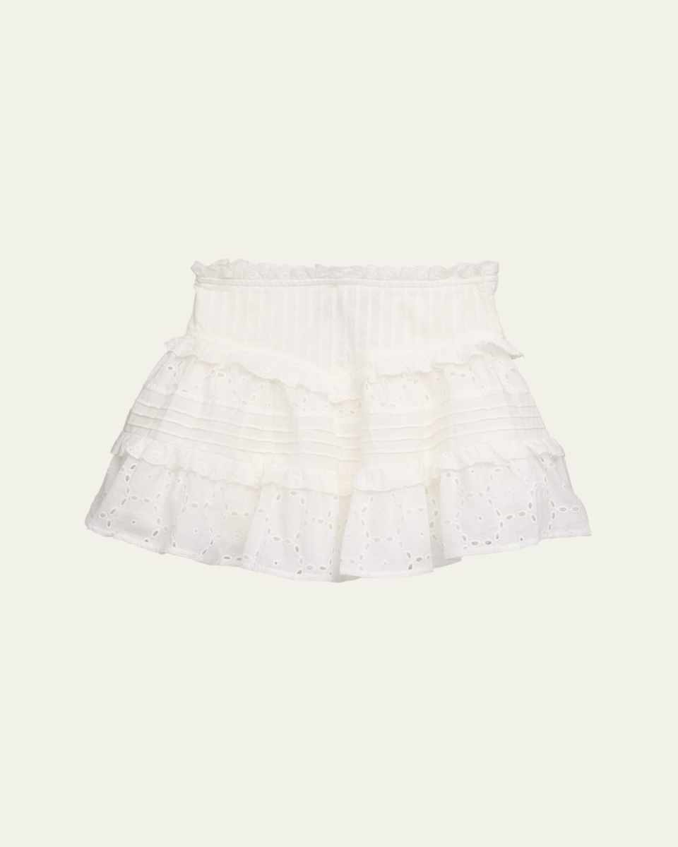 Girl's Tween Willow Eyelet Lace Skirt, Size S-XL