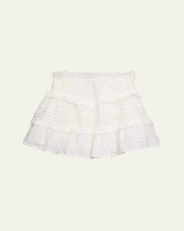 Girl's Tween Willow Eyelet Lace Skirt, Size S-XL