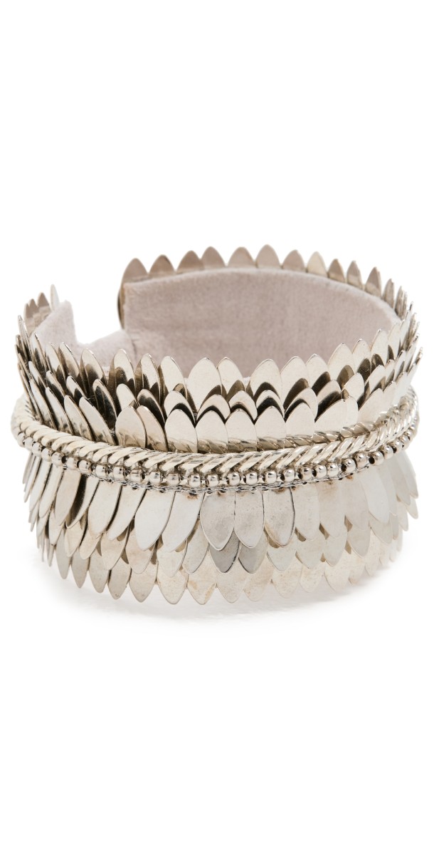 Deepa Gurnani Deepa by Deepa Gurnani Chiara Cuff Bracelet Silver
