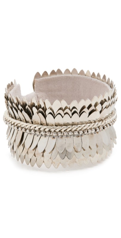 Deepa Gurnani Deepa by Deepa Gurnani Chiara Cuff Bracelet Silver
