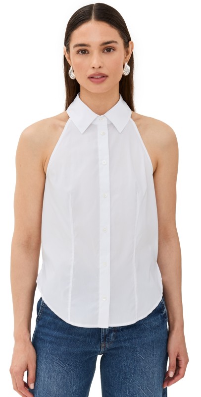 Veronica Beard Harper Top White