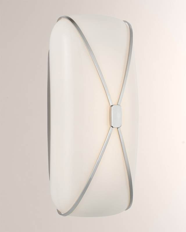 Fondant 13" Linear Bath Sconce in Polished Nickel by Julie Neill
