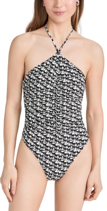 Solid & Striped Solid & Striped x Sofia Richie Grainge The Mina One Piece Horse Print