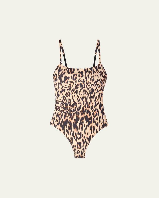 Dreamsculpt Leopard-Print One-Piece Swimsuit