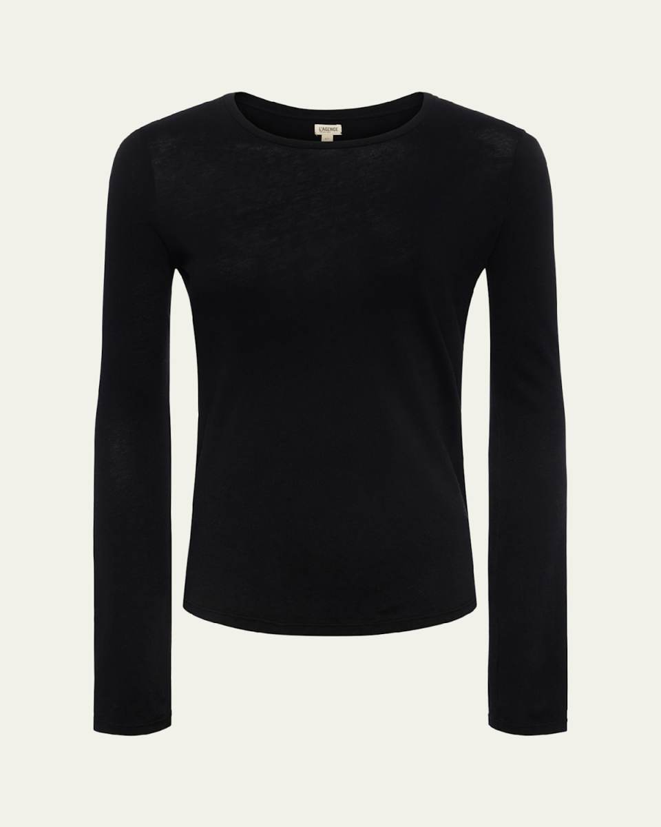 Ayla Long-Sleeve Crewneck Tee