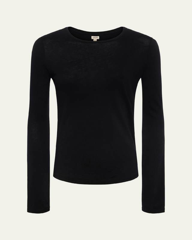 Ayla Long-Sleeve Crewneck Tee