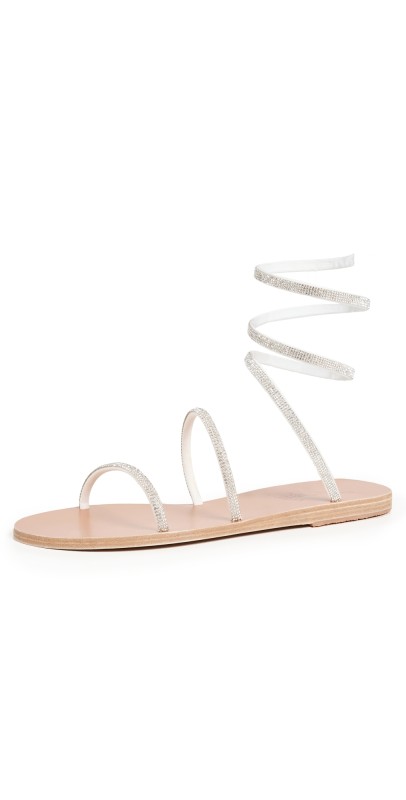 Ancient Greek Sandals Ofis Low Sandals Silver