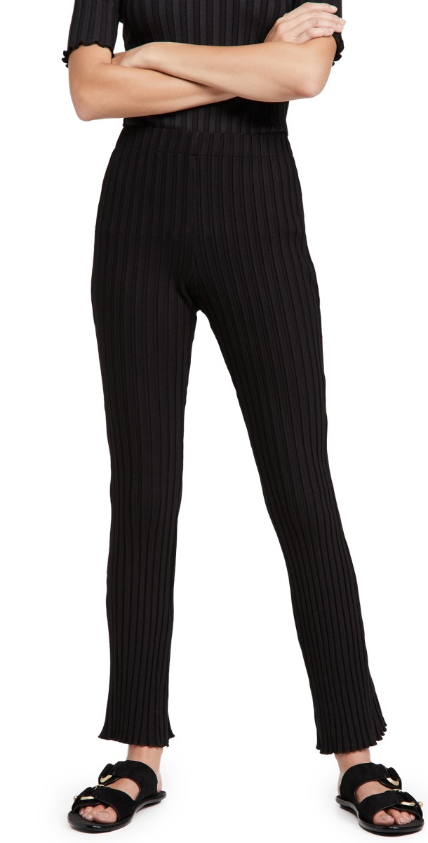 SIMONMILLER Rib Cyrene Pants Black