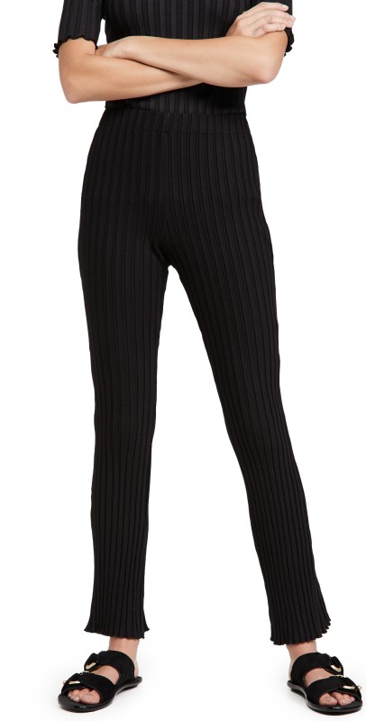 SIMONMILLER Rib Cyrene Pants Black