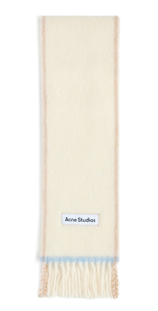 Acne Studios Wool Mohair Scarf Black