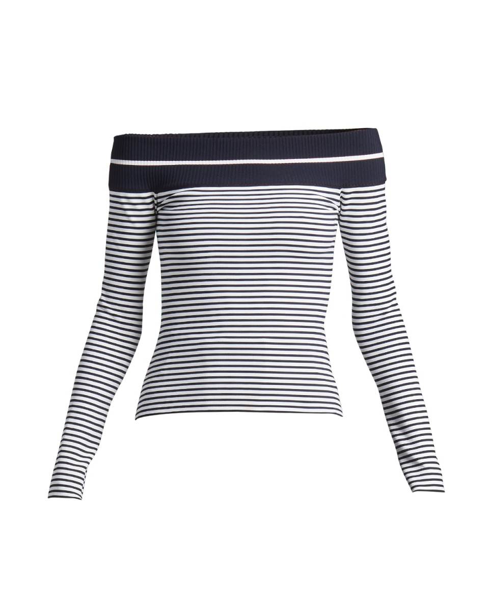 Striped Off-The-Shoulder Top