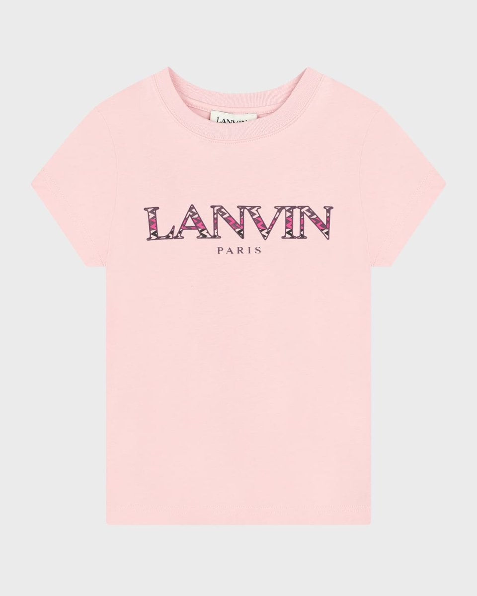 Girl's Classic Curb Logo-Print T-Shirt, Size 8-14