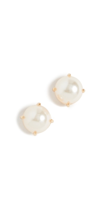 Lele Sadoughi Ashford Imitation Pearl Studs Ivory Pearl