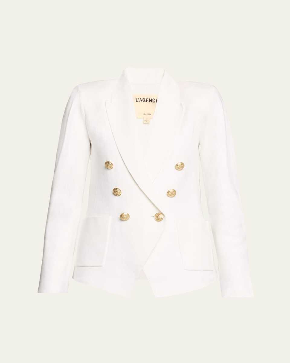 Kenzie Knit Double-Breasted Blazer