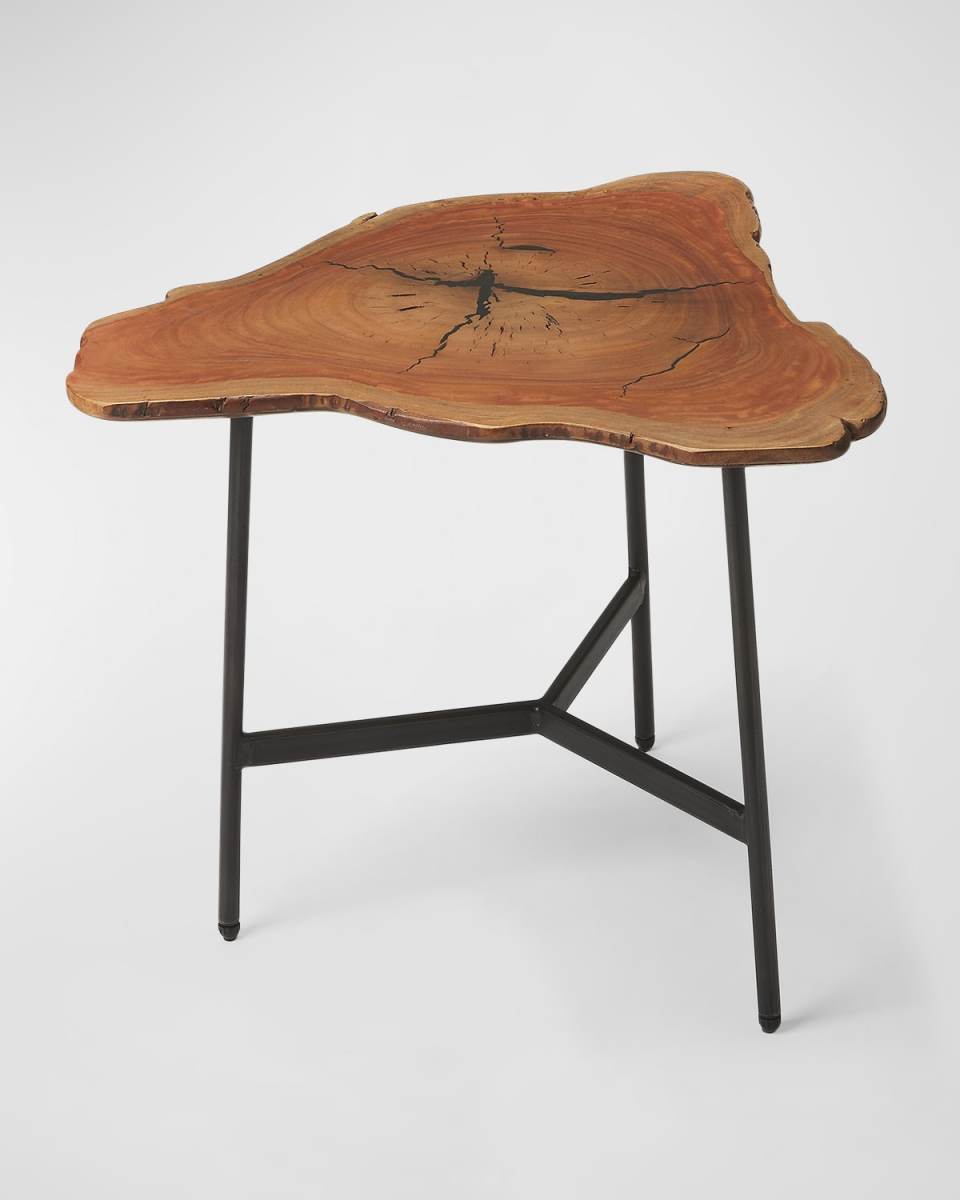 Itzel Live Edge Accent Table