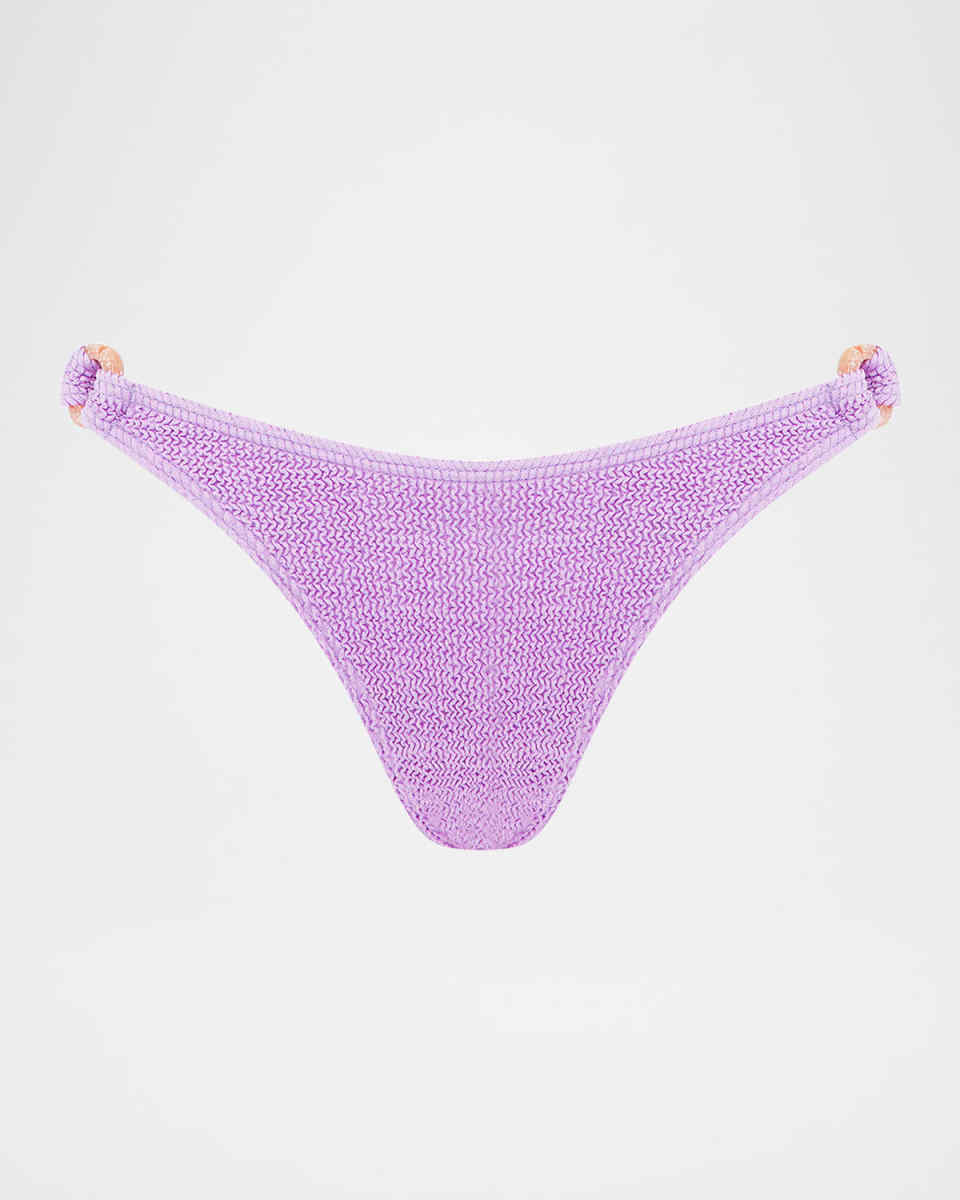 Lilac Shimmer Ring Scene Bikini Bottoms