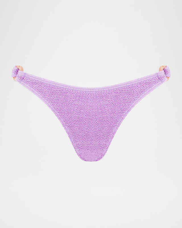 Lilac Shimmer Ring Scene Bikini Bottoms