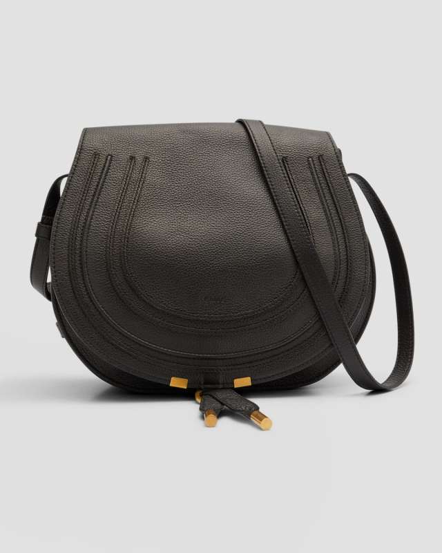 Marcie Medium Crossbody Bag in Grained Leather