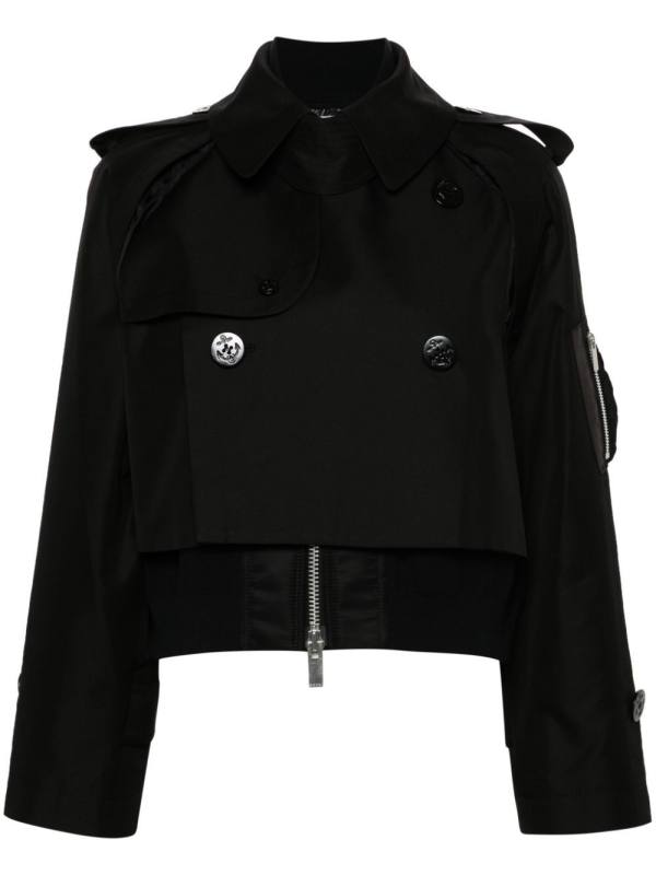 layered cropped jacket