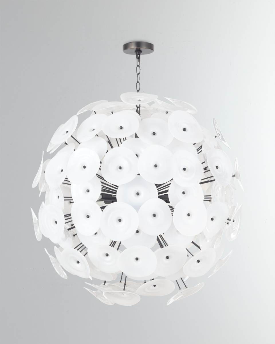 Poppy Large Glass Chandelier
