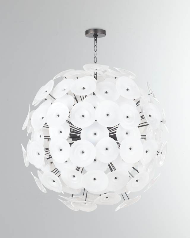 Poppy Large Glass Chandelier