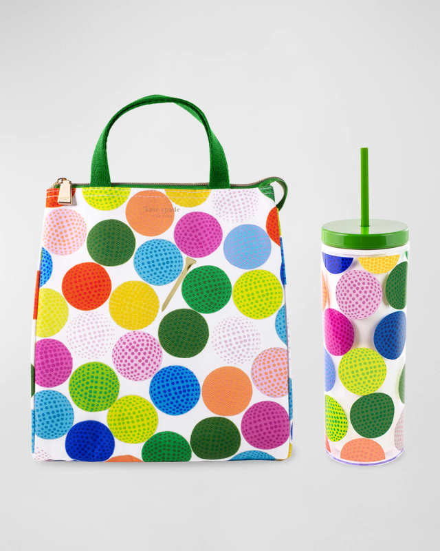 mini golf lunch bag and tumbler set